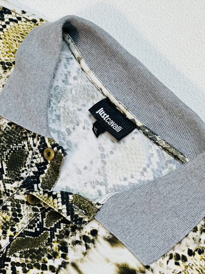 JUST CAVALLI – Polo stampa serpente | XL