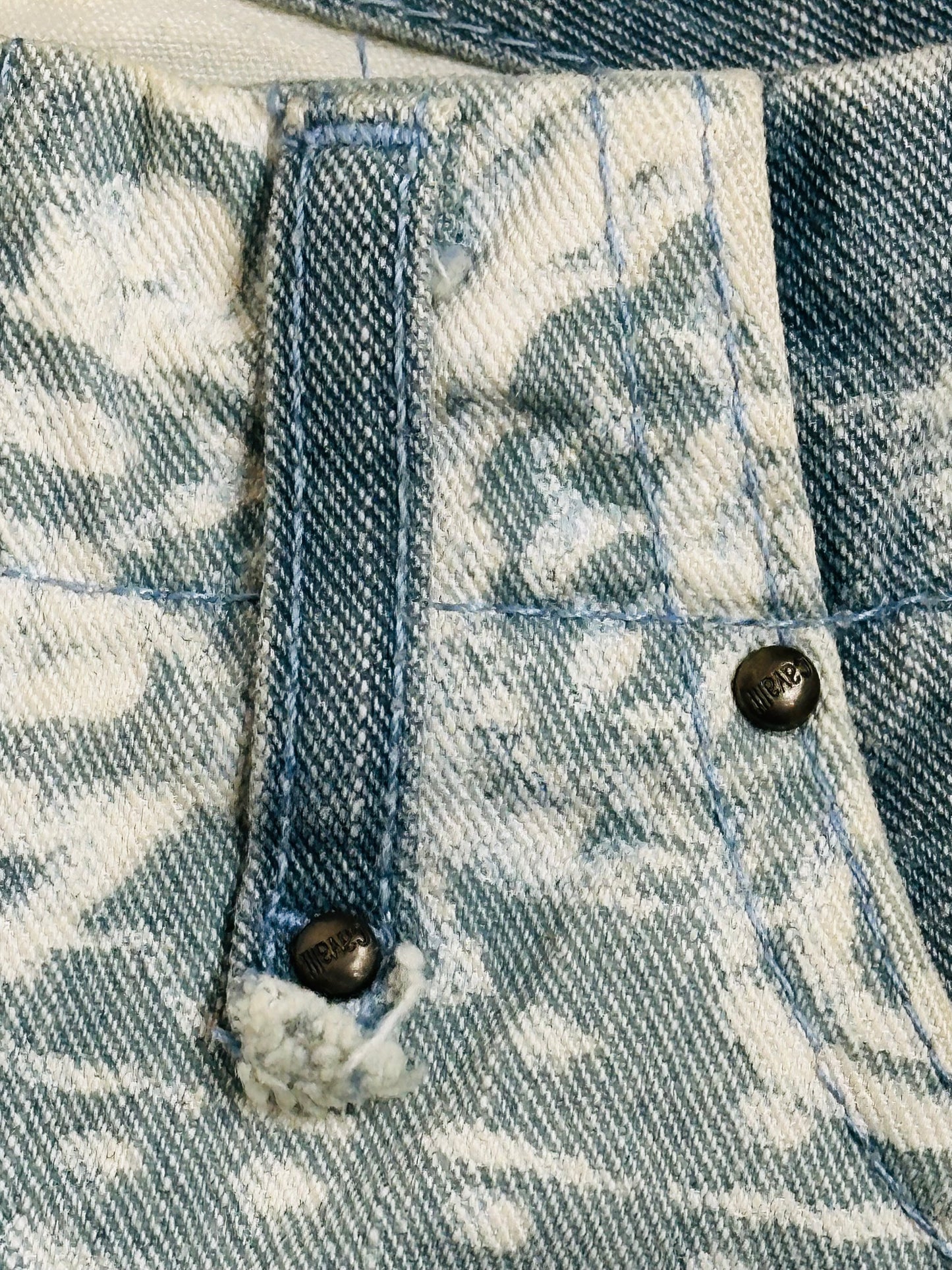 JUST CAVALLI - Pantaloni Paisley Denim – Early 2000s