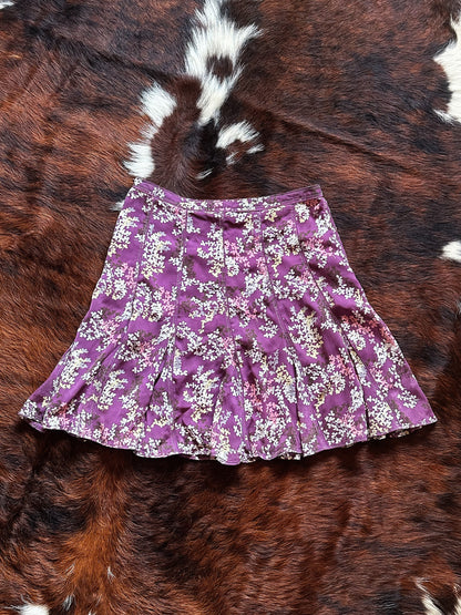 Gonna Esprit a pannelli con fantasia floreale lilla – Romantic chic
