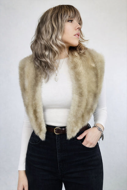 Collo di visone argentato