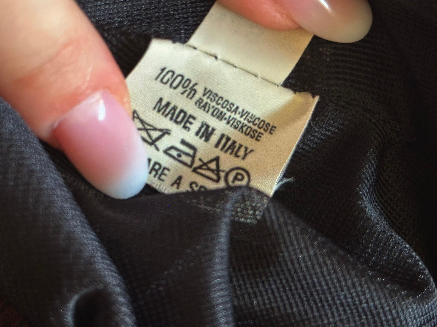 Gonna lunga vintage Made in Italy in 100% viscosa con stampa floreale