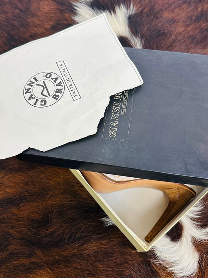 Mules texani vintage in pelle Gianni Bravo – Made in Italy | Taglia 40