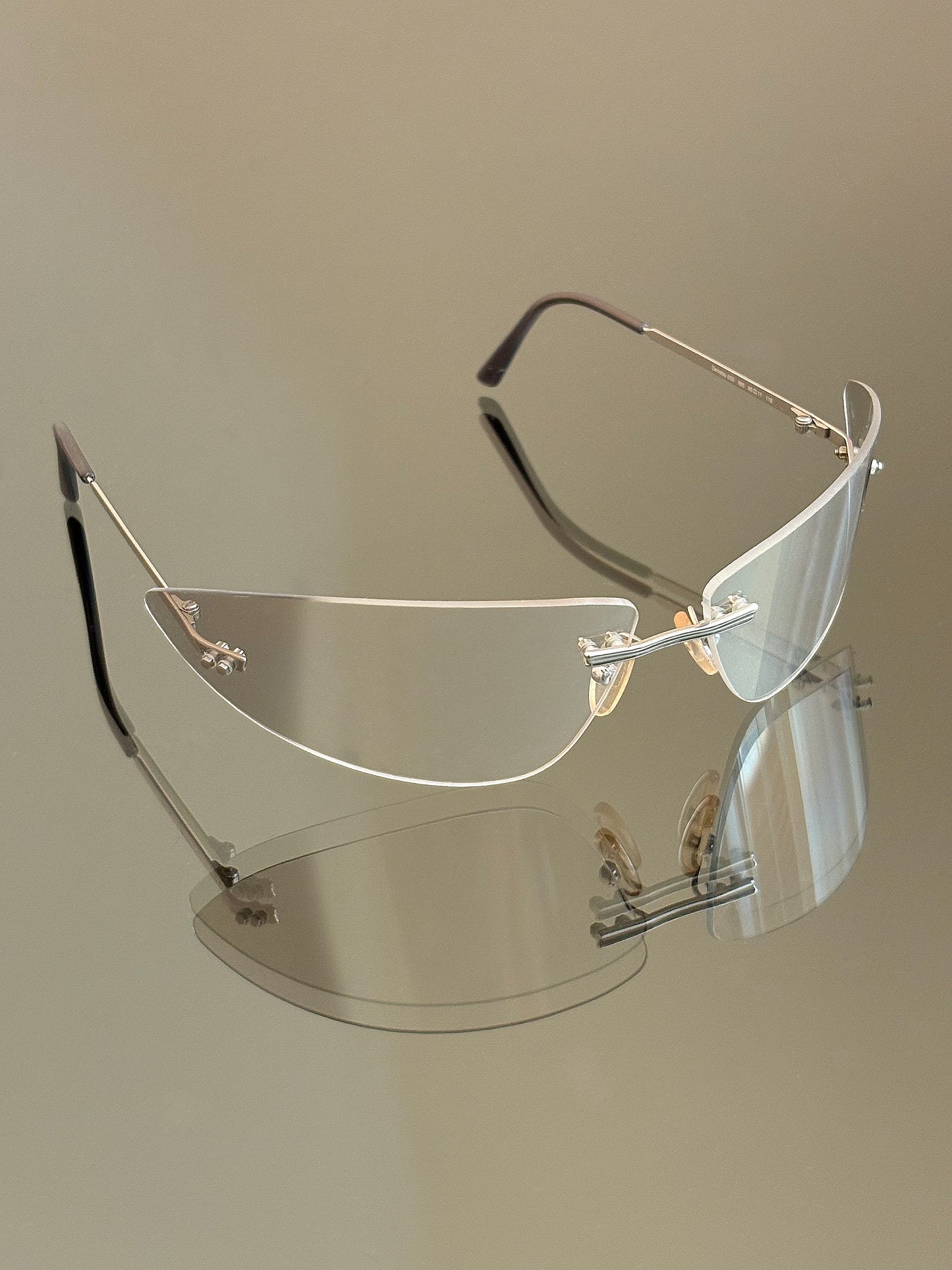 ROBERTO CAVALLI - Occhiali da sole vintage Demetra 63S – Rimless Y2K Made in Italy