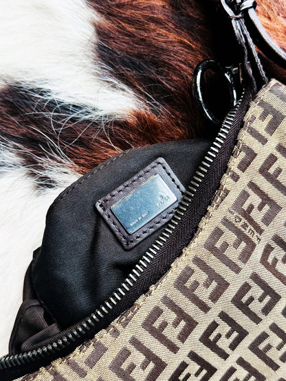 FENDI - Oyster Mini Monogram Zucca Canvas – Iconic Y2K
