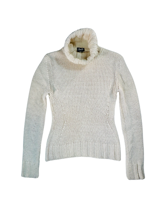 DOLCE&GABBANA - Maglione sagomato collo alto