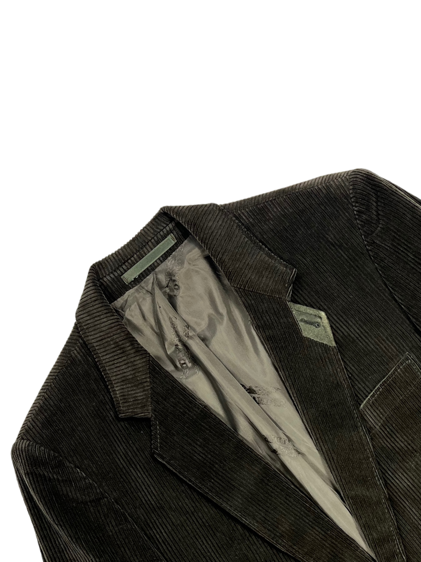 Giacca Blazer Vintage - velluto a coste verde