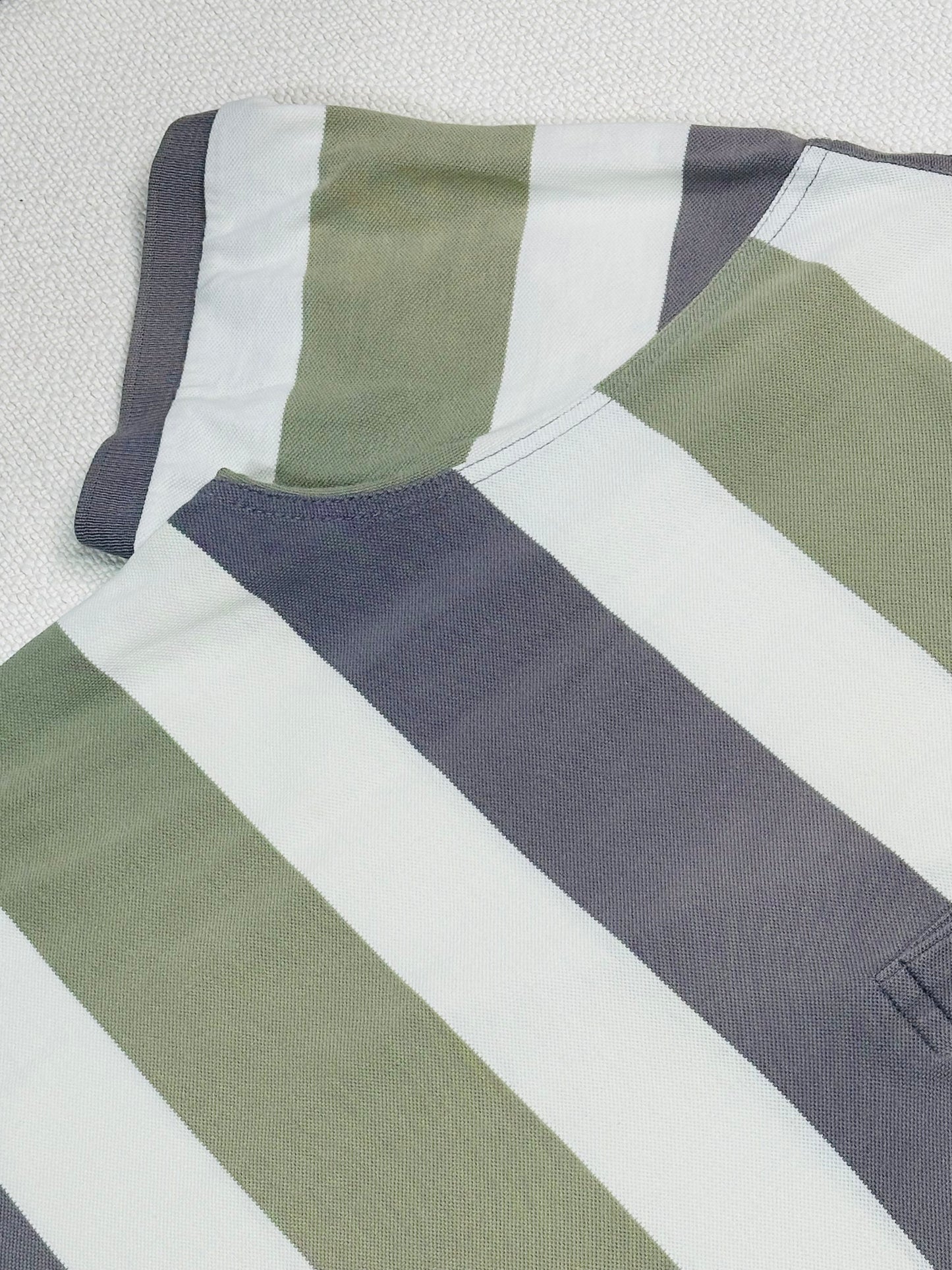 LACOSTE - Polo Verde a Righe 🐊 | manica corta