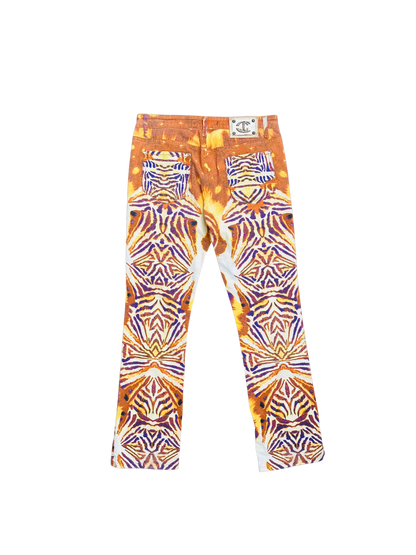 JUST CAVALLI - Pantaloni Animalier Psichedelico 🦓Archivio Anni 2000