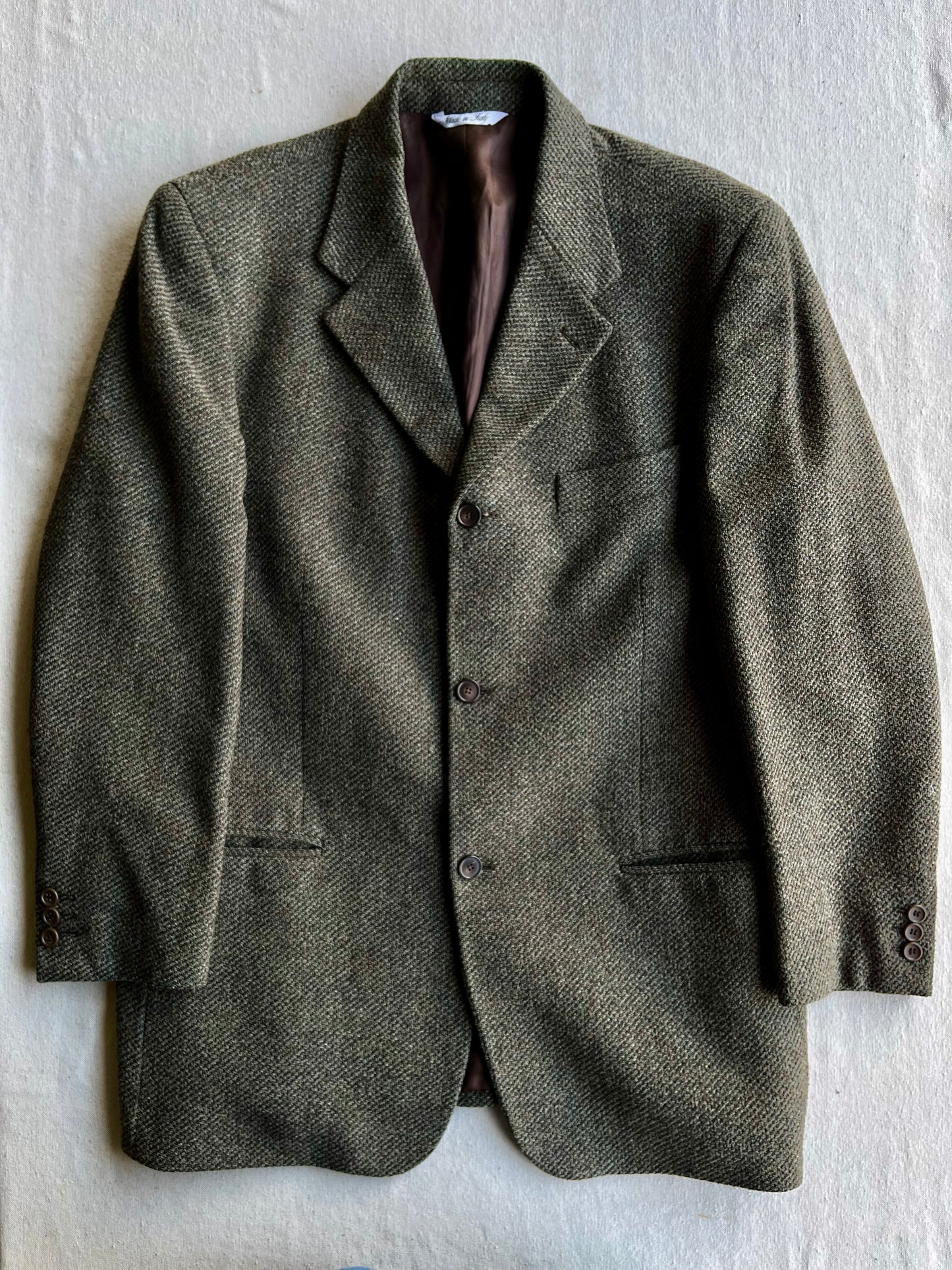 Blazer in pura lana vergine cachi