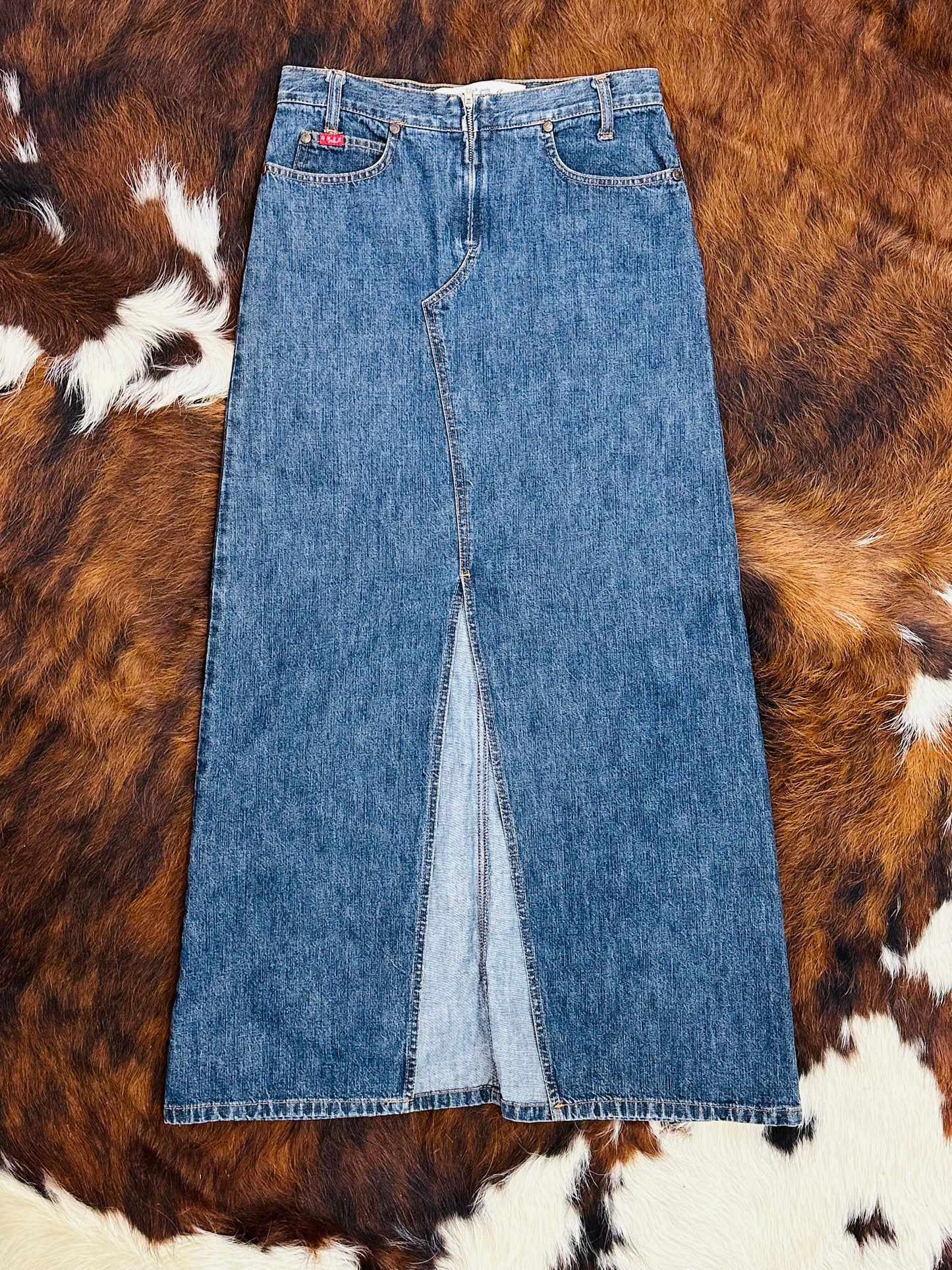 ONYX - Maxi Gonna in denim vintage Y2K