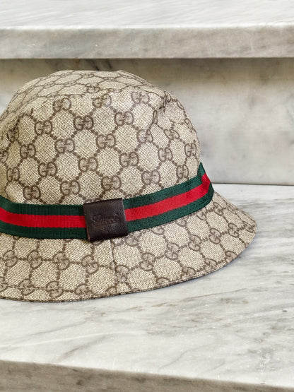 GUCCI - Cappello GG Supreme con Web Stripe