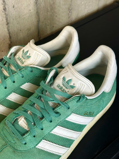 ADIDAS GAZZELLE – Green/White Suede Classic | Tg 42