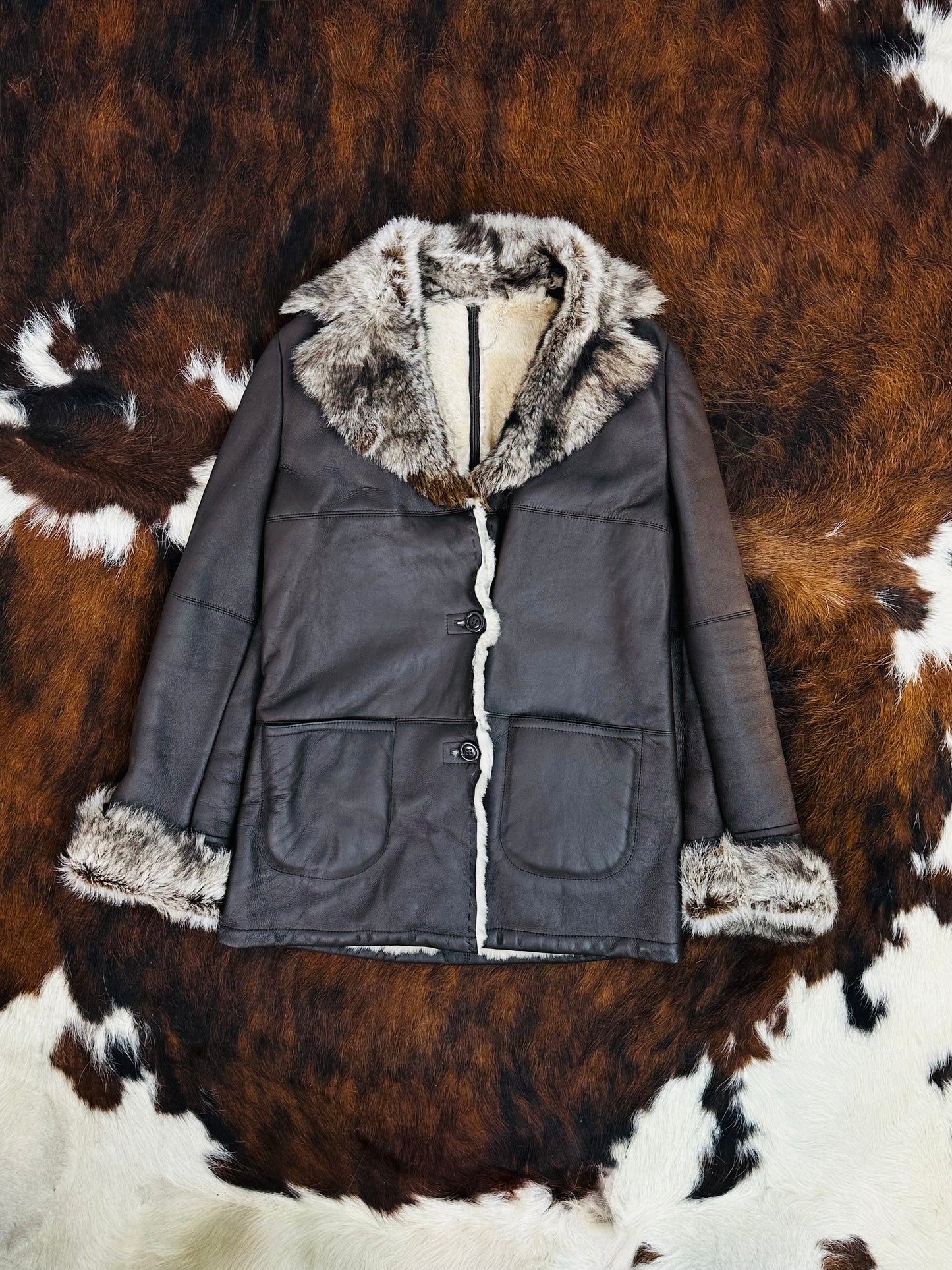 Montone Vintage in Pelle di Agnello
