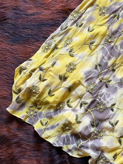 Abito Halter in Seta Ricamata con Perline – Archive Y2K Couture | Nuovo con Cartellino