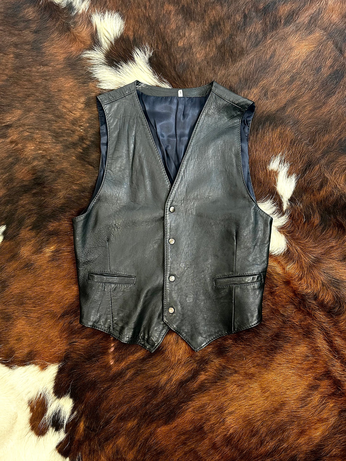 Gilet in pelle