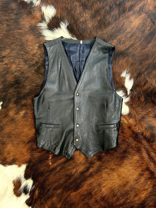Gilet in pelle