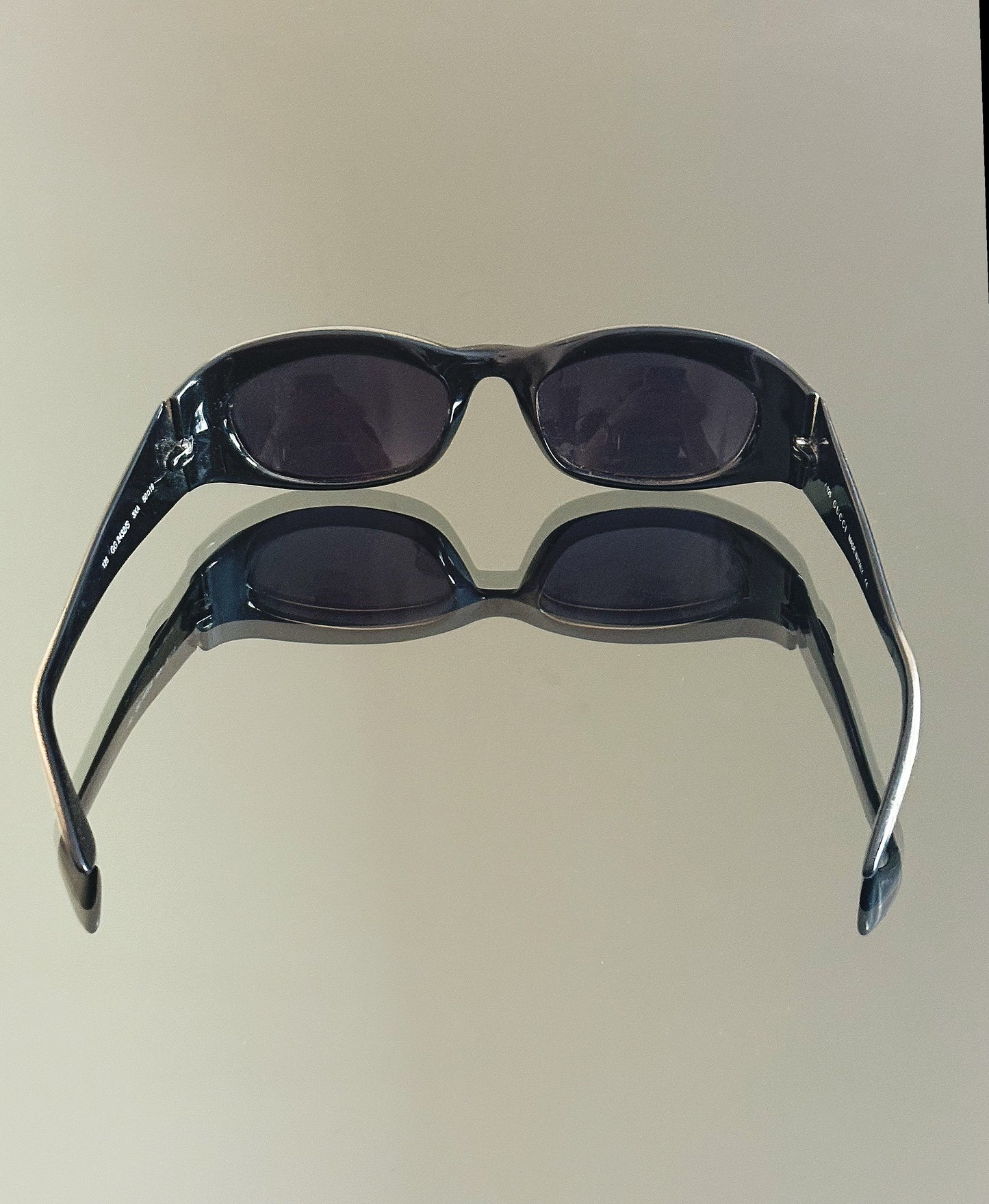GUCCI - GG 2432/S – Occhiali da sole vintage neri Y2K Made in Italy