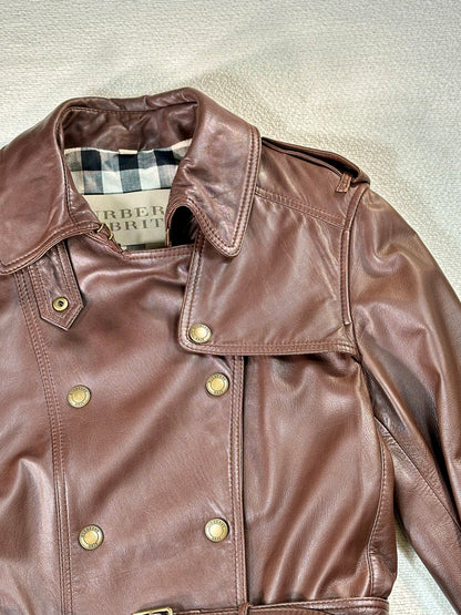 BURBERRY - Trench in pelle
