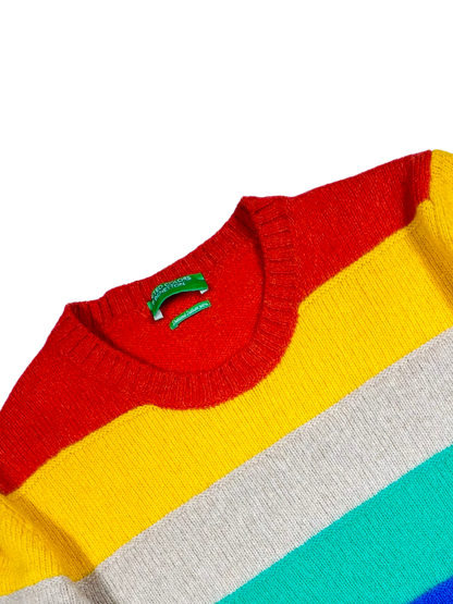 UNITED COLORS OF BENETTON - Maglione arcobaleno
