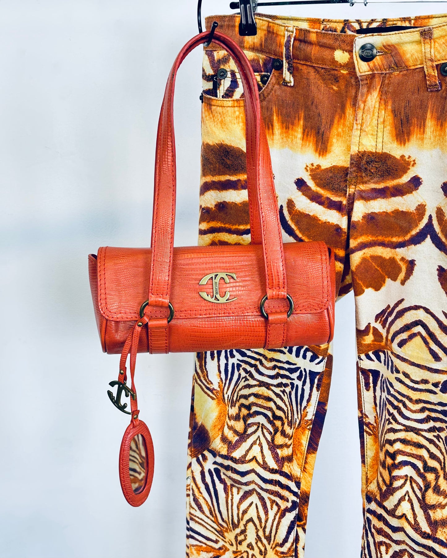 JUST CAVALLI  - Pochette a spalla Animalier 🐍