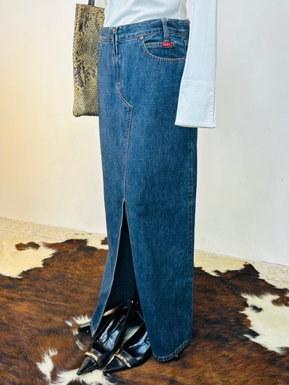 ONYX - Maxi Gonna in denim vintage Y2K