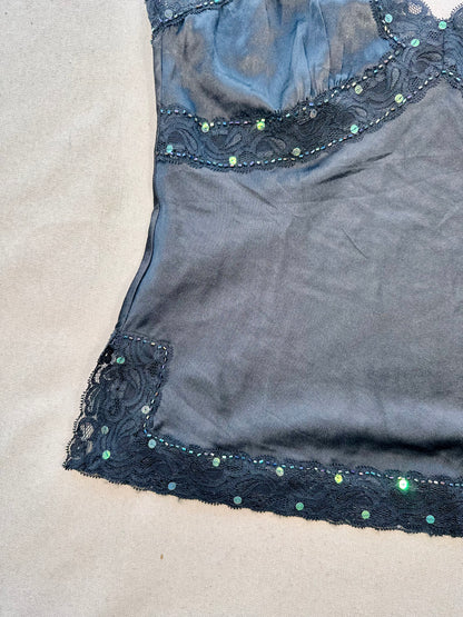 Y2k paillettes top