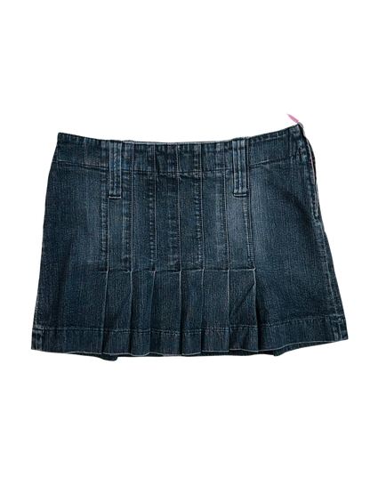 Mini Gonna a Pieghe in Denim Nero Vintage – Miss Sixty Y2K | Made in Italy