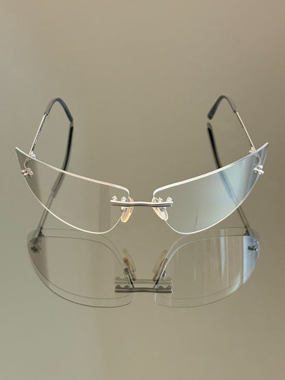 ROBERTO CAVALLI - Occhiali da sole vintage Demetra 63S – Rimless Y2K Made in Italy