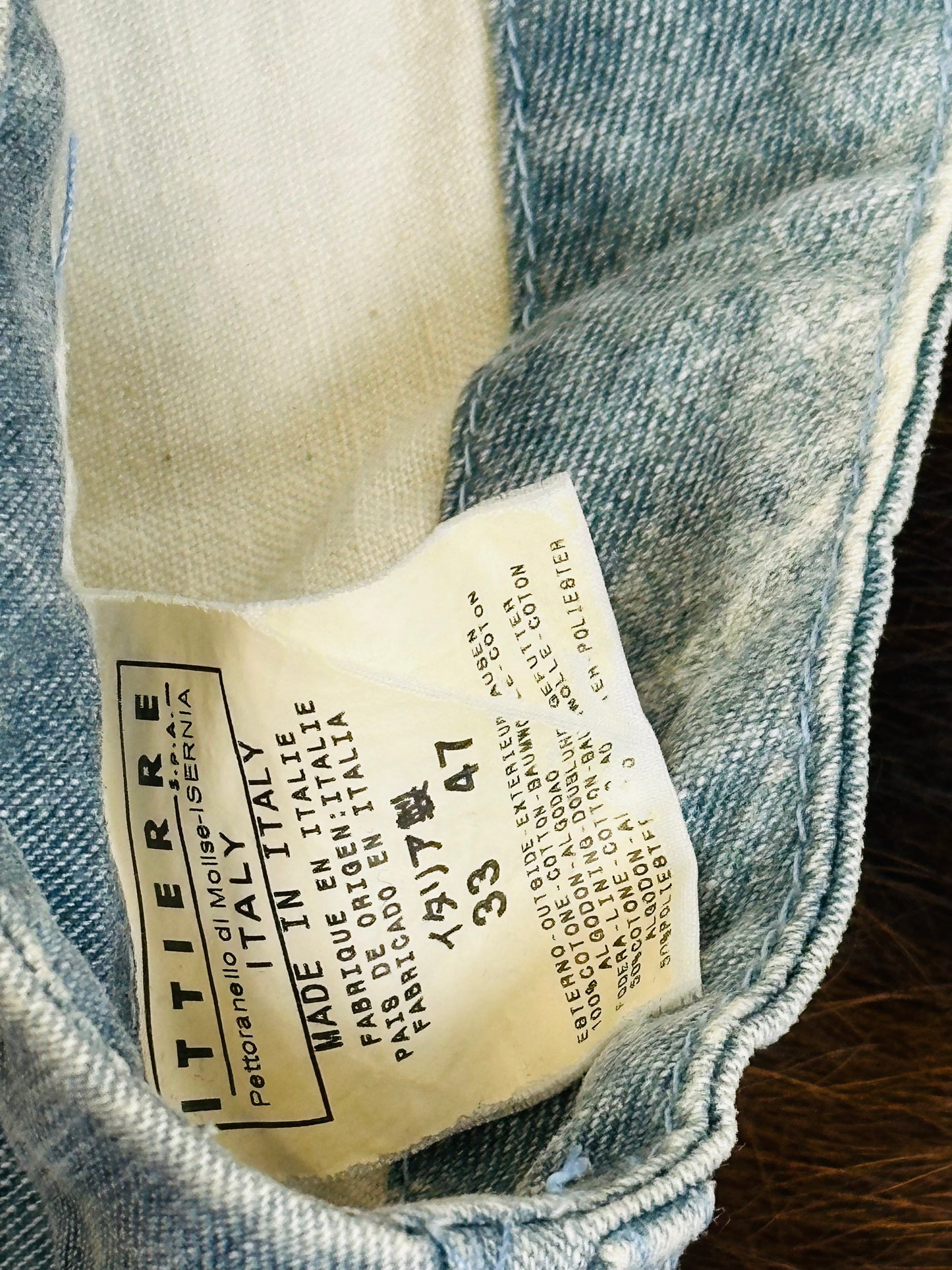 JUST CAVALLI - Pantaloni Paisley Denim – Early 2000s