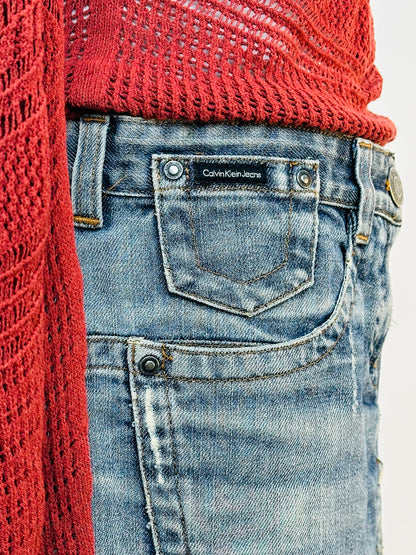 Calvin Klein skirt belt y2k