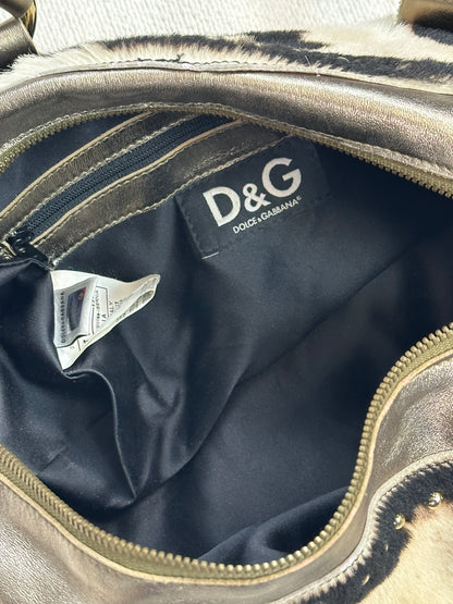 DOLCE & GABBANA – Mini Barrel Cowhide Studded Edition