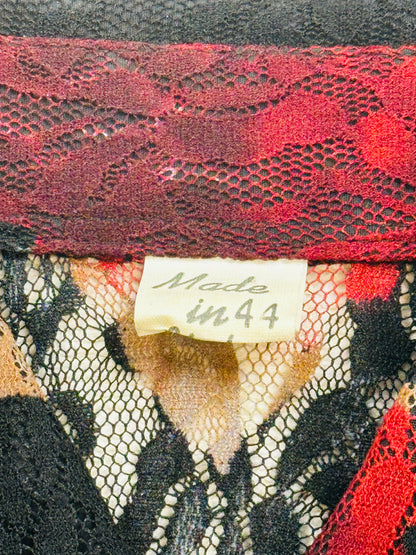 Camicia in pizzo con rose 🌹🌹🌹