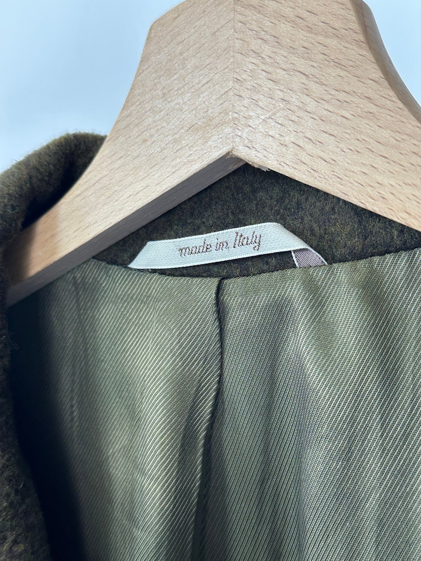 Cappotto Vintage Made in Italy – Lana & Cashmere | Verde Bosco