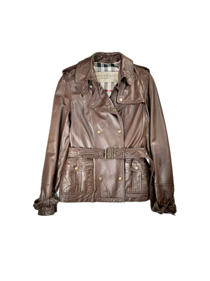 BURBERRY - Trench in pelle