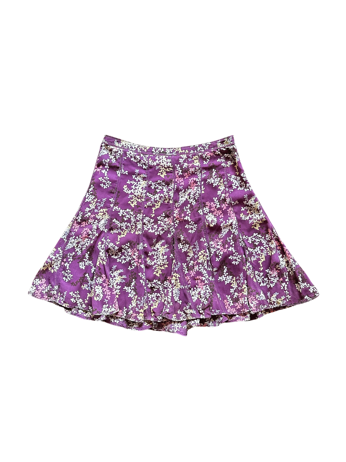 Gonna Esprit a pannelli con fantasia floreale lilla – Romantic chic