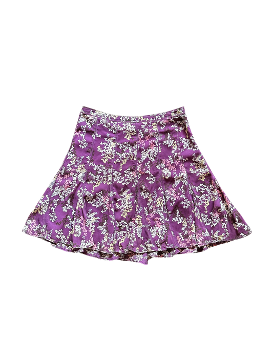 Gonna Esprit a pannelli con fantasia floreale lilla – Romantic chic