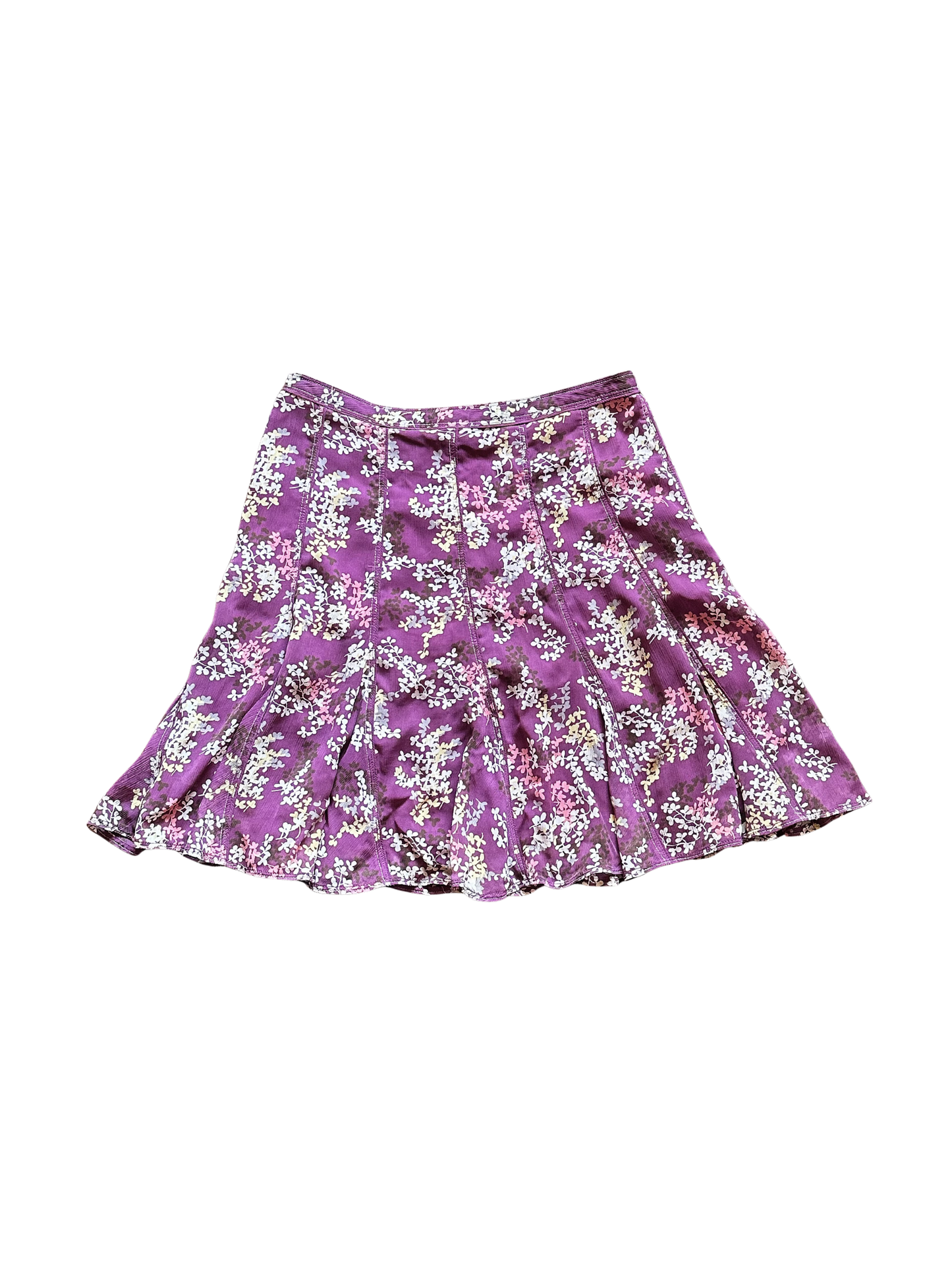 Gonna Esprit a pannelli con fantasia floreale lilla – Romantic chic