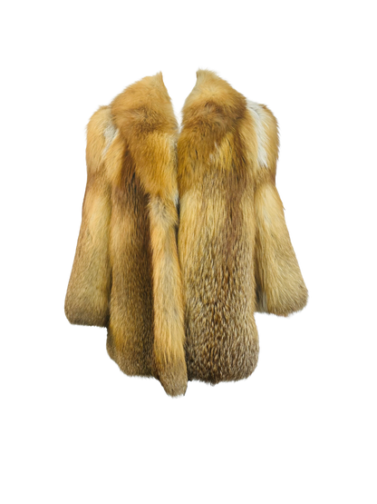 Pelliccia In Vera Volpe Rossa