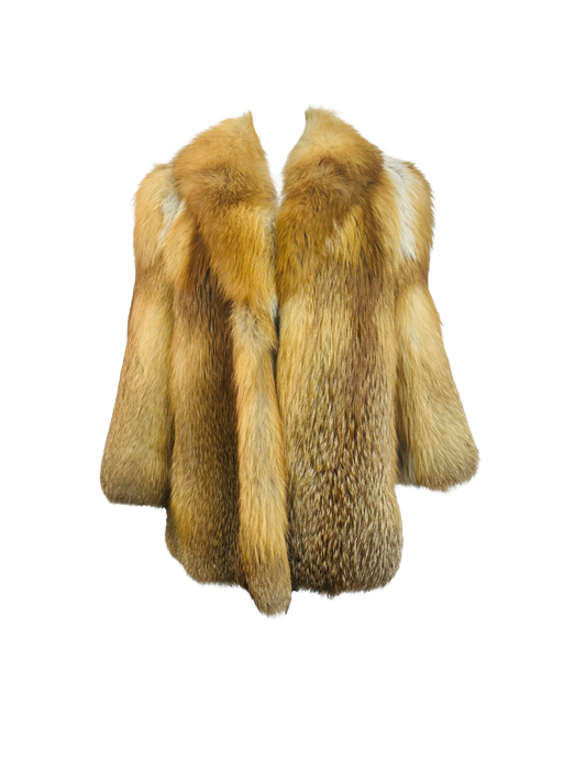 Pelliccia In Vera Volpe Rossa