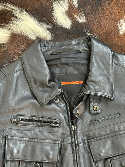 Giacca di pelle da motociclista