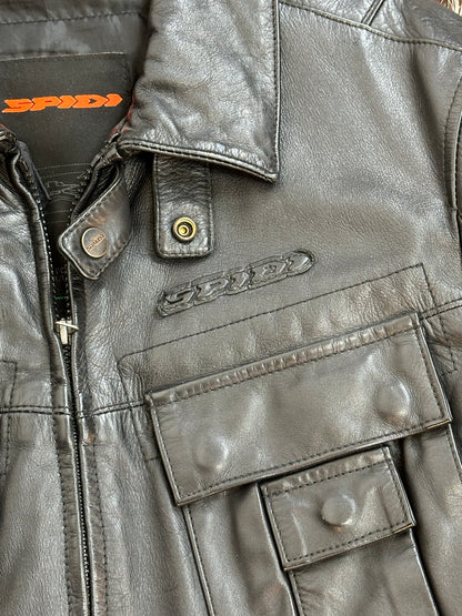 Giacca di pelle da motociclista
