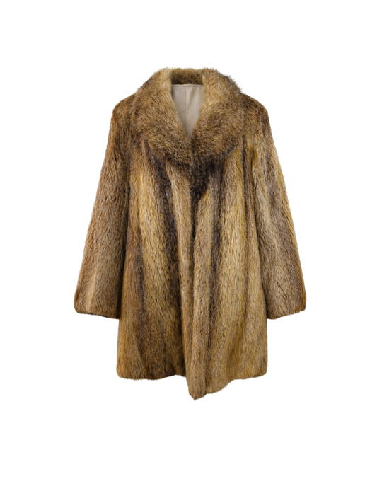 Pelliccia Castoro Miele
