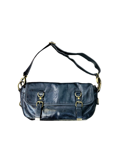 Borsa a Spalla\Bandoliera  in Vera Pelle con Hardware in ottone