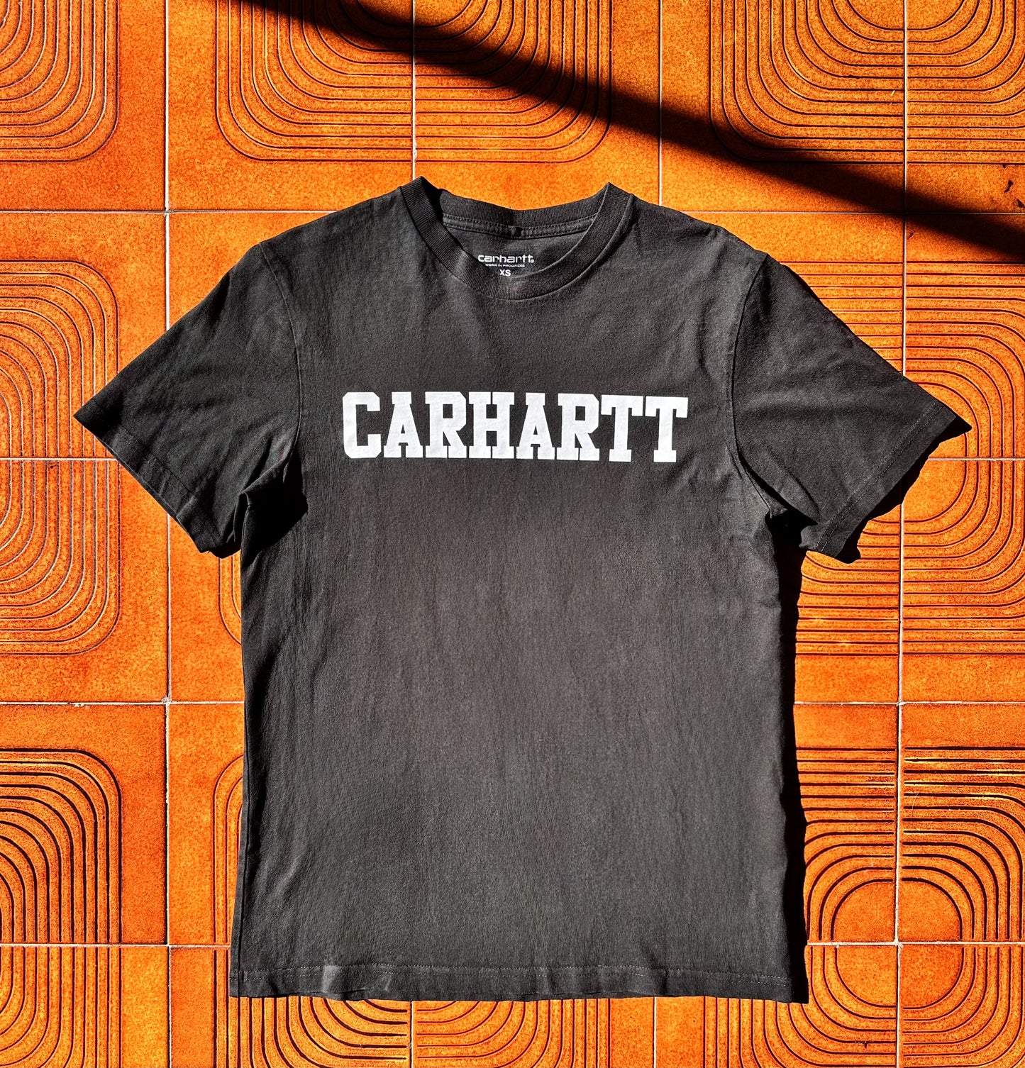 CARHARTT - T-shirt Front Logo – Black