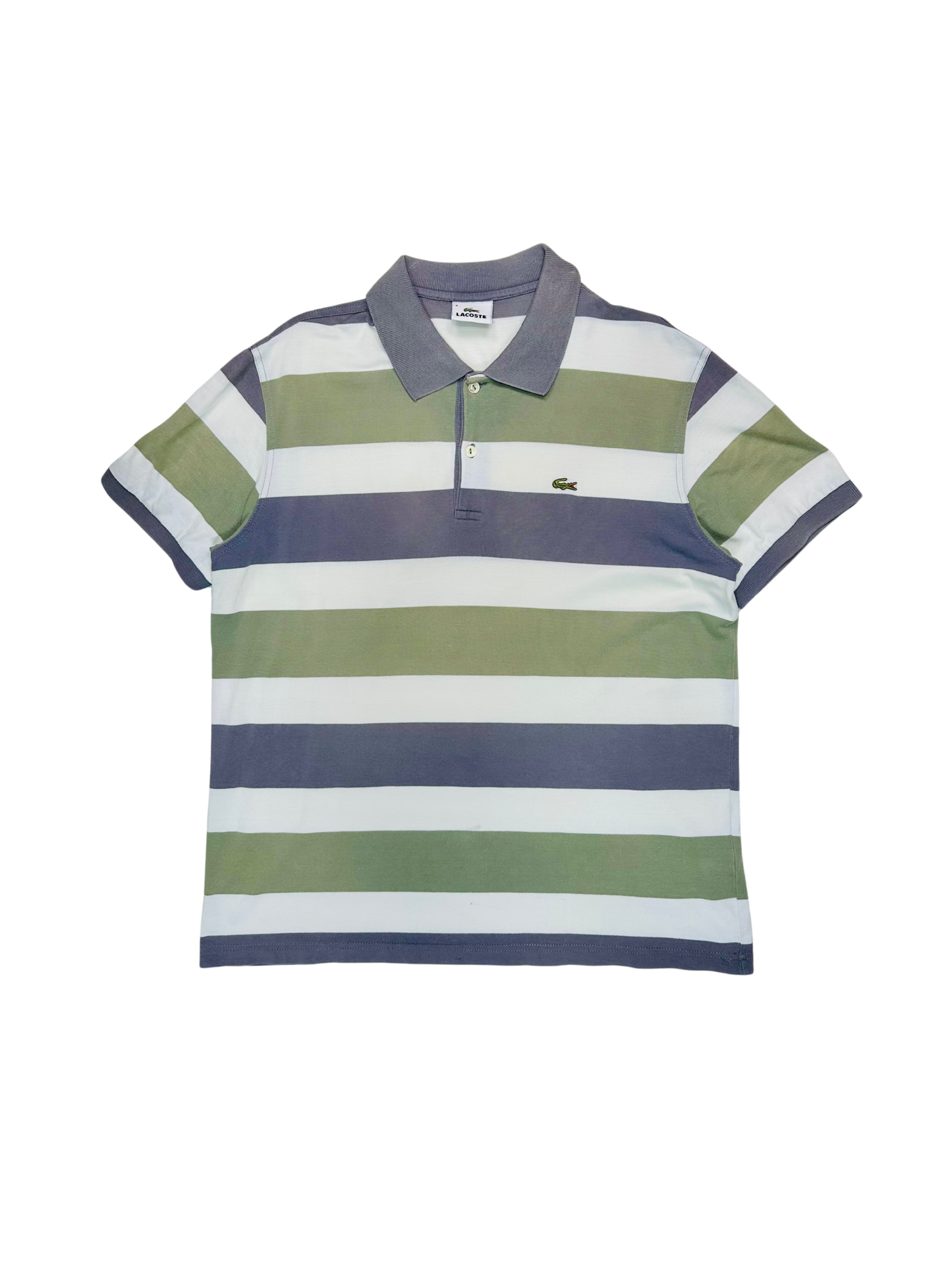 LACOSTE - Polo Verde a Righe 🐊 | manica corta