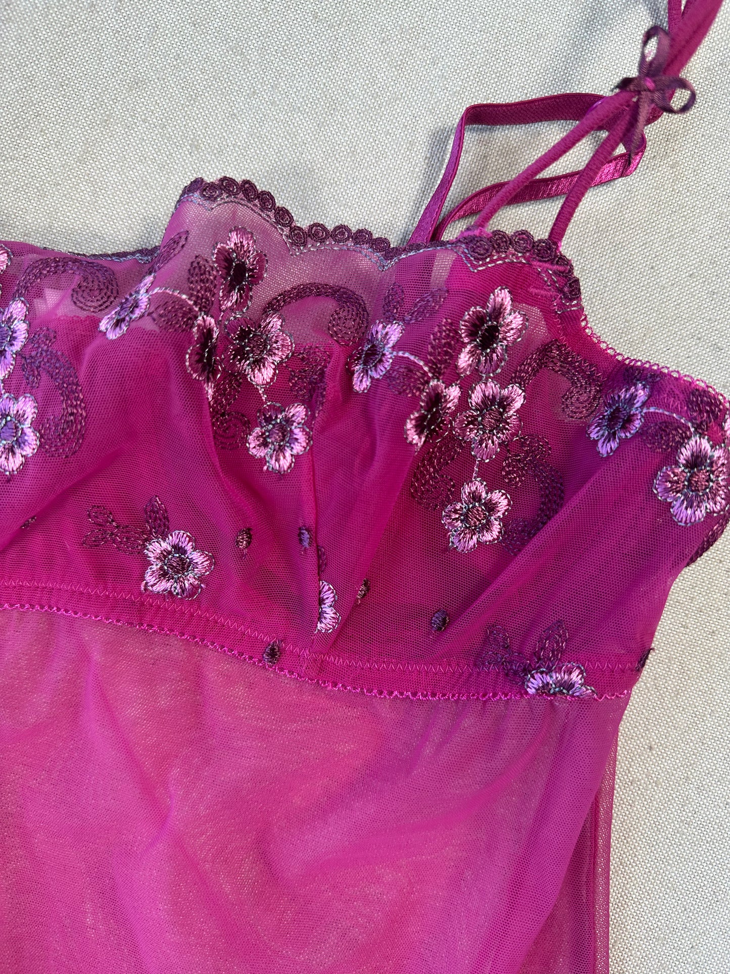 Y2k micro mesh top 💕🌸