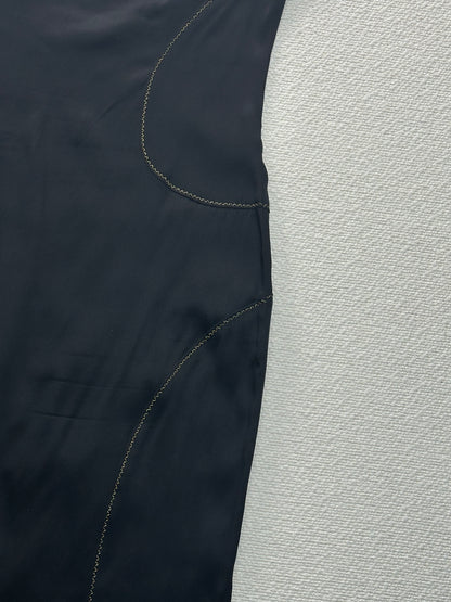 JUST CAVALLI - Tubino nero con pizzo oro