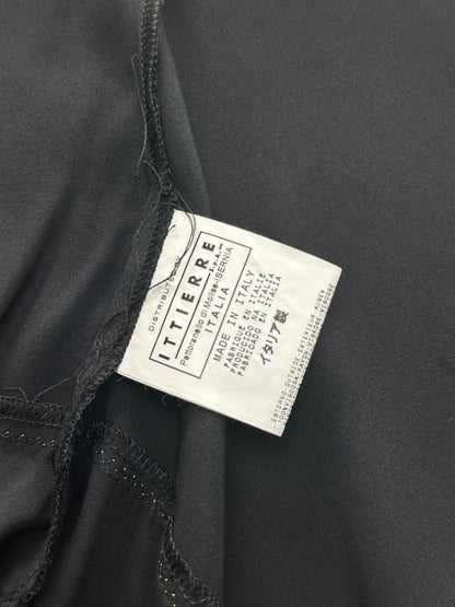 JUST CAVALLI - Tubino nero con pizzo oro