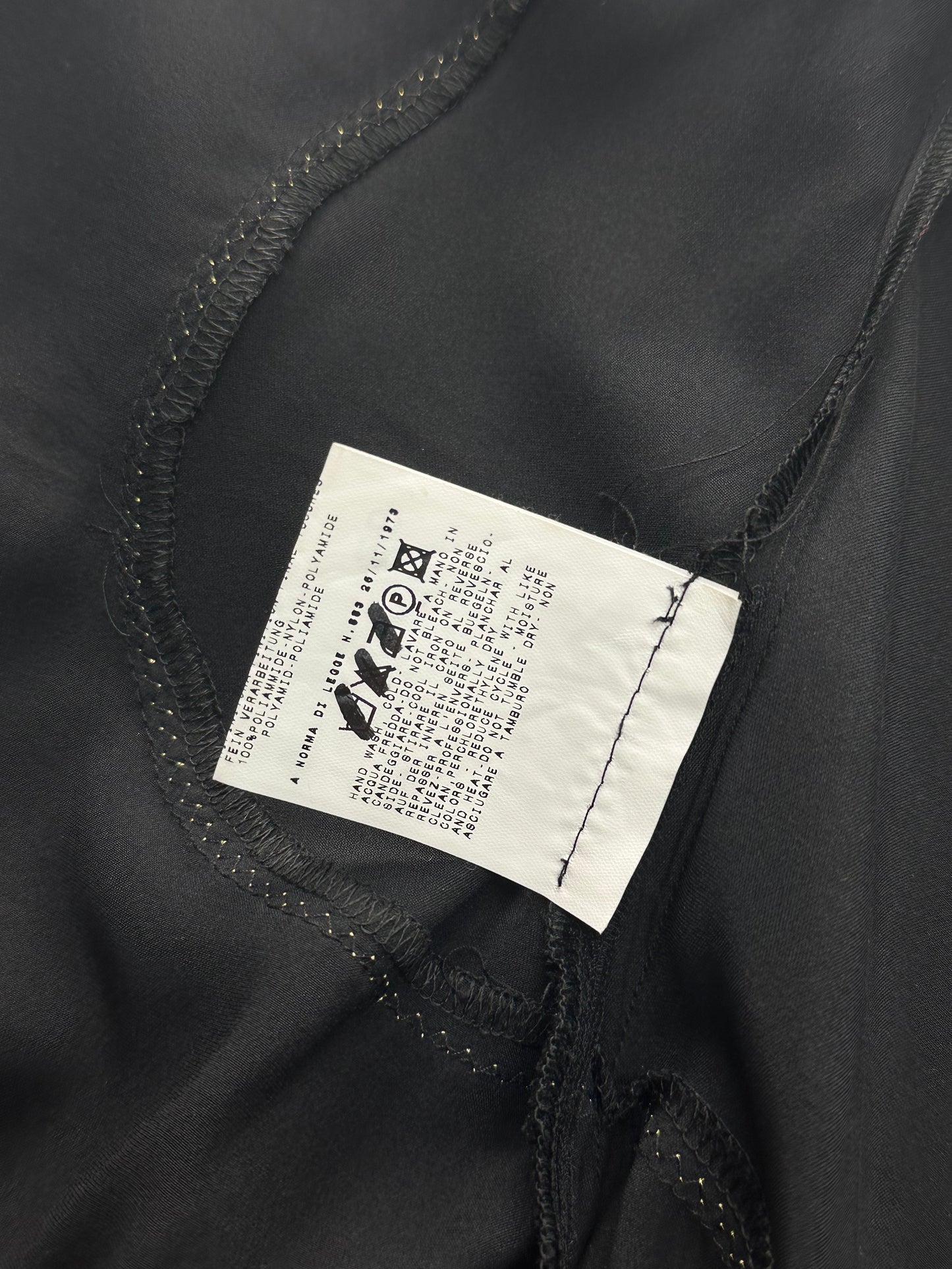 JUST CAVALLI - Tubino nero con pizzo oro