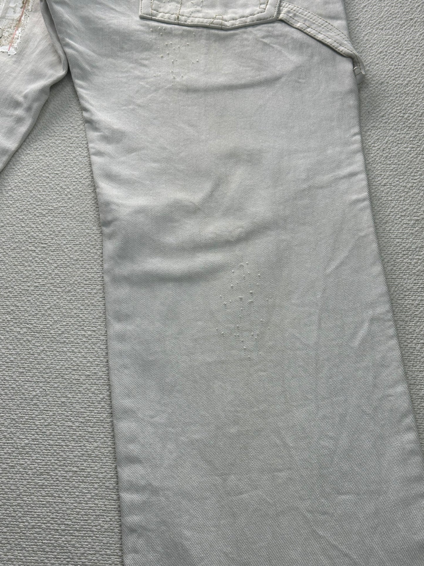 GIANFRANCO FERRÉ – Jeans Bianchi con dettagli logo dorati